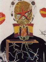 Dali, Salvador - Figure with Flag. Illustration for Memories of Surrealism